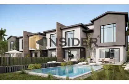 منزل مزدوج - 4 غرف نوم - 5 حمامات للبيع في كريك تاون - التجمع الاول - مدينة القاهرة الجديدة - القاهرة