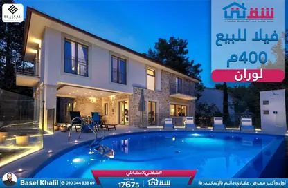 فيلا - استوديو - 8 حمامات للبيع في شارع شعراوي - لوران - حي شرق - الاسكندرية