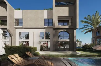 Townhouse - 4 Bedrooms - 3 Bathrooms for sale in Green Belt Gate 6 Road - Green Belt - 6 October City - Giza