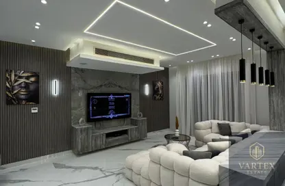 Villa - 3 Bedrooms - 4 Bathrooms for rent in Garden Residence - Hyde Park - New Cairo City - Cairo