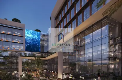 Office Space - 1 Bedroom - 1 Bathroom for sale in The Gate Plaza Mall - 10th District - Sheikh Zayed City - Giza