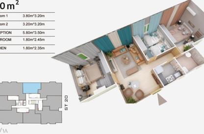 Apartment - 3 Bedrooms - 1 Bathroom for sale in Zahraa El Maadi - Hay El Maadi - Cairo