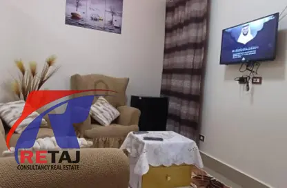 Apartment - 1 Bedroom - 1 Bathroom for rent in Mohamed Naguib Axis - Abou El Houl - New Cairo City - Cairo