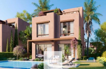 منزل مزدوج - 3 غرف نوم - 4 حمامات للبيع في هاسيندا ويست - راس الحكمة - الساحل الشمالي