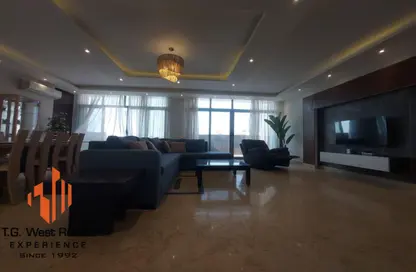 Apartment - 3 Bedrooms - 3 Bathrooms for rent in West Arabella - 5th Settlement Compounds - The 5th Settlement - New Cairo City - Cairo