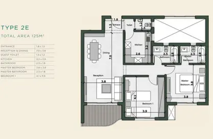 Apartment - 2 Bedrooms - 2 Bathrooms for sale in Bloomfields - Mostakbal City Compounds - Mostakbal City - Future City - Cairo