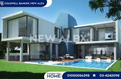 فيلا - 4 غرف نوم - 4 حمامات للبيع في فوكا باي - قسم مرسي مطروح - الساحل الشمالي