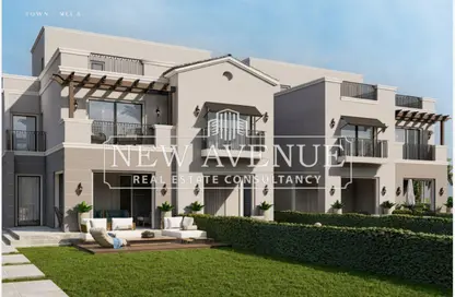 Townhouse - 4 Bedrooms - 4 Bathrooms for sale in Garden Residence - Hyde Park - New Cairo City - Cairo