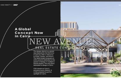 Office Space - 1 Bedroom - 2 Bathrooms for sale in One Ninety Mall - South Teseen St. - The 5th Settlement - New Cairo City - Cairo
