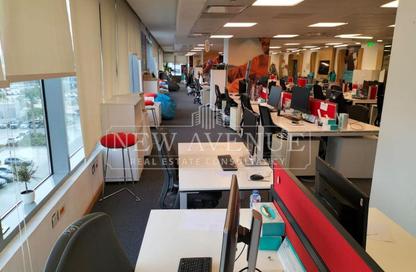 Office Space - Studio - 2 Bathrooms for rent in Cairo Festival City - North Investors Area - New Cairo City - Cairo