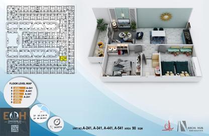 Apartment - 2 Bedrooms - 1 Bathroom for sale in El Hadaba District - Hurghada - Red Sea