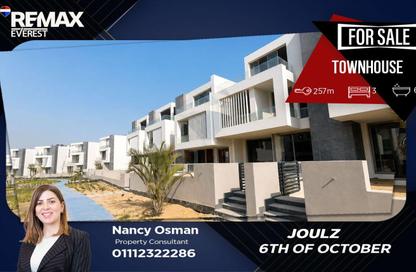 Townhouse - 3 Bedrooms - 6 Bathrooms for sale in Joulz - Cairo Alexandria Desert Road - 6 October City - Giza