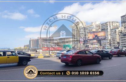 Office Space - 2 Bedrooms - 2 Bathrooms for rent in Al Geish Road - Azarita - Hay Wasat - Alexandria
