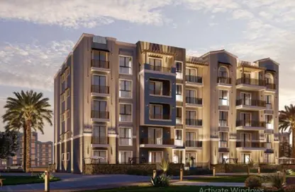 شقة - 2 غرف نوم - 2 حمامات للبيع في جاردن ريزدنس - هايد بارك - مدينة القاهرة الجديدة - القاهرة