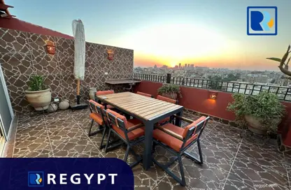 Roof - 2 Bedrooms - 2 Bathrooms for rent in Street 213 - Degla - Hay El Maadi - Cairo