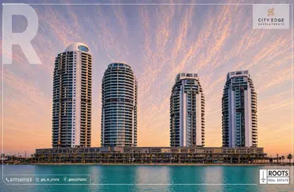 شقق فندقية - 2 غرف نوم - 3 حمامات للبيع في ذا جيت تاورز - مدينة العلمين الجديدة - العلمين - الساحل الشمالي