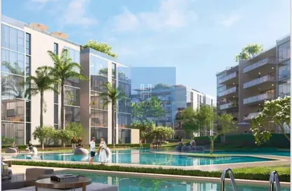 Apartment - 2 Bedrooms - 2 Bathrooms for sale in Swan Lake Residence - 5th Settlement Compounds - The 5th Settlement - New Cairo City - Cairo