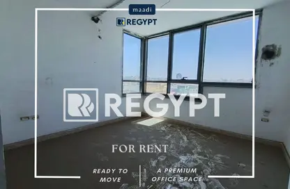 Office Space - 2 Bedrooms - 2 Bathrooms for rent in Zahraa Al Maadi St. - Degla - Hay El Maadi - Cairo