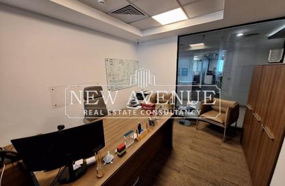 Office Space - 2 Bedrooms - 2 Bathrooms for rent in Bank Center Street - South Teseen St. - The 5th Settlement - New Cairo City - Cairo