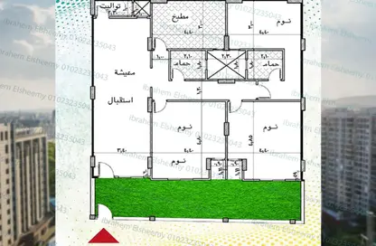 شقة - 3 غرف نوم - 3 حمامات للبيع في البوابة الثالثة - منقرع - حدائق الاهرام - الجيزة