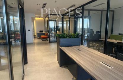 Office Space - 2 Bedrooms - 2 Bathrooms for rent in Hyde Park Business District Mall - South Teseen St. - The 5th Settlement - New Cairo City - Cairo
