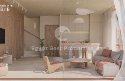 Chalet - 2 Bedrooms - 3 Bathrooms for sale in Ramla - Ras Al Hekma - North Coast