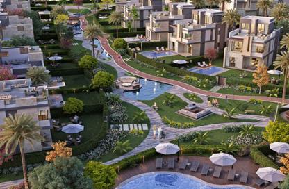 Townhouse - 3 - 3 for sale in Tawny - Cairo Alexandria Desert Road - Giza
