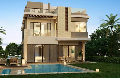Townhouse - 3 - 3 for sale in Tawny - Cairo Alexandria Desert Road - Giza