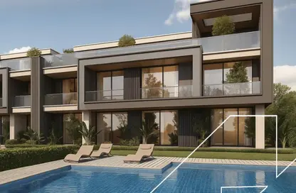 Townhouse - 4 Bedrooms - 4 Bathrooms for sale in Lake West - Sheikh Zayed Compounds - Sheikh Zayed City - Giza