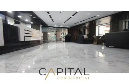 Office Space - Studio - 4 Bathrooms for rent in Concord Plaza - South Investors Area - New Cairo City - Cairo