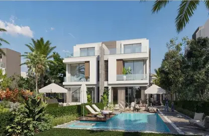 Townhouse - 4 Bedrooms - 4 Bathrooms for sale in El Patio Jade - New Capital Compounds - New Capital City - Cairo