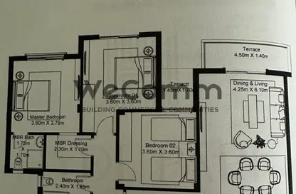 شقة - 3 غرف نوم - 3 حمامات للبيع في هايد بارك - مدينة القاهرة الجديدة - القاهرة