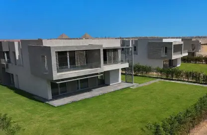 Twin House - 3 Bedrooms - 6 Bathrooms for sale in Hadaba - Fayoum Desert road - 6 October City - Giza