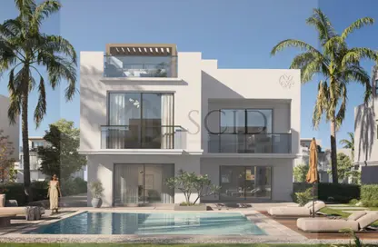 Villa - 5 Bedrooms - 6 Bathrooms for sale in Key Of Greens - New Zayed City - Sheikh Zayed City - Giza