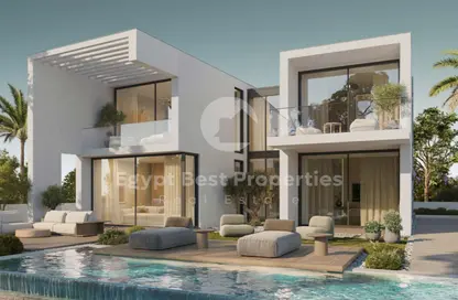 Twin House - 3 Bedrooms - 4 Bathrooms for sale in The Med - Ras Al Hekma - North Coast