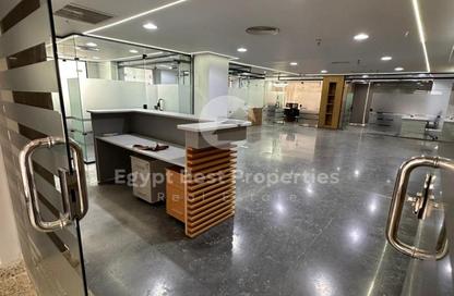 Office Space - Studio - 3 Bathrooms for rent in Mostafa Kamel Axis - The 1st Settlement - New Cairo City - Cairo