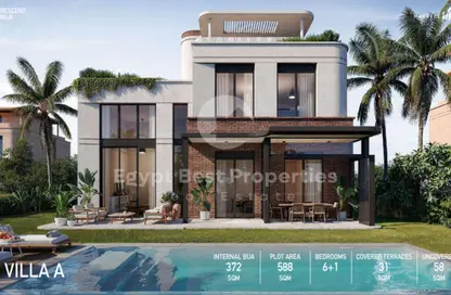 Twin House - 3 Bedrooms - 4 Bathrooms for sale in Crescent Walk - 5th Settlement Compounds - The 5th Settlement - New Cairo City - Cairo Twin House - 3 Bedrooms - 4 Bathrooms for sale in Crescent Walk - 5th Settlement Compounds - The 5th Settlement - New Cairo City - Cairo