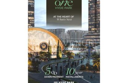 Apartment - 3 - 3 for sale in One Hyde Park - Hyde Park - New Cairo City - Cairo