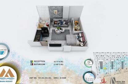 Apartment - Studio - 1 Bathroom for sale in El Kawther District - Hurghada - Red Sea