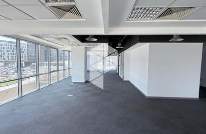 Office Space - Studio - 3 Bathrooms for rent in Bank Center Street - South Teseen St. - The 5th Settlement - New Cairo City - Cairo