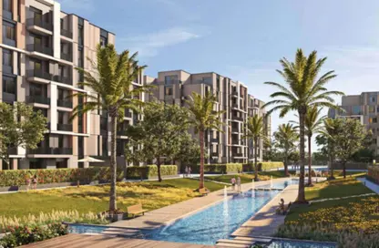 Apartment - 2 Bedrooms - 2 Bathrooms for sale in Swan Lake Residence - 5th Settlement Compounds - The 5th Settlement - New Cairo City - Cairo