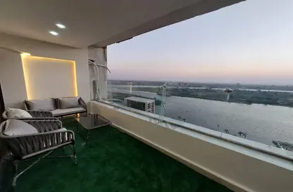 شقة - 4 غرف نوم - 3 حمامات للايجار في شارع كورنيش النيل - المعادي - حي المعادي - القاهرة