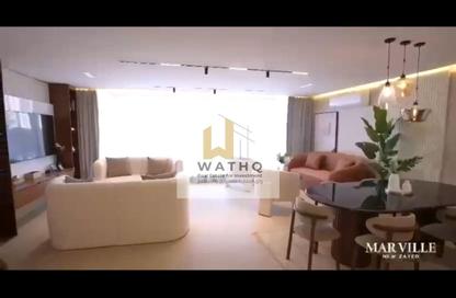 شقة - 2 غرف نوم - 2 حمامات للبيع في مارفيل نيو زايد - مدينة زايد الجديدة - الشيخ زايد - الجيزة