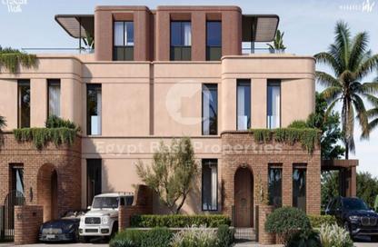 Townhouse - 4 Bedrooms - 3 Bathrooms for sale in Crescent Walk - 5th Settlement Compounds - The 5th Settlement - New Cairo City - Cairo