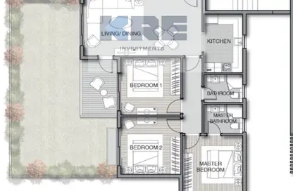شقة - 2 غرف نوم - 3 حمامات للبيع في مدينة نور - القاهرة