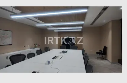 Office Space - 1 Bedroom - 1 Bathroom for rent in Bank Center Street - South Teseen St. - The 5th Settlement - New Cairo City - Cairo