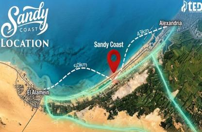 Chalet - 1 Bedroom - 1 Bathroom for sale in Marseilia Beach 2 - Marseilia - Markaz Al Hamam - North Coast