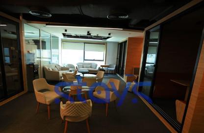 Office Space - Studio - 4 Bathrooms for rent in South Teseen St. - The 5th Settlement - New Cairo City - Cairo