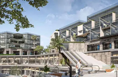 Office Space - 2 Bedrooms - 1 Bathroom for sale in Waslet Dahshur Road - Sheikh Zayed City - Giza