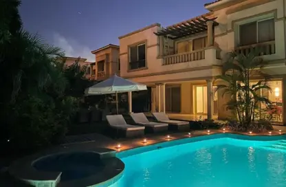 Villa - 5 Bedrooms - 7 Bathrooms for rent in Palm Hills New Cairo - 5th Settlement Compounds - The 5th Settlement - New Cairo City - Cairo